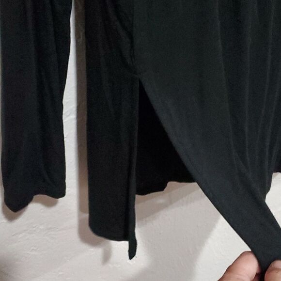 Banana Republic The Signature Tee Collection Long Sleeve Tunic in Black Size S - Picture 5 of 13